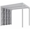 4 Panneaux Moucharabieh En Acier époxy Gris Pour Côté 3m De La Pergola Bioclimatique Alu 10,80m² Habrita -Boutique De Jardin 4 panneaux moucharabieh en acier epoxy gris pour cote 3m de la pergola bioclimatique alu 1080m habrita