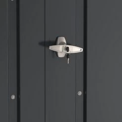 Abri à Vélos En Acier Anthracite Monopente 2,05m² + Kit D'ancrage - DURAMAX -Boutique De Jardin abri a velos en acier anthracite monopente 205m kit d ancrage duramax 2