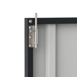 Abri à Vélos En Acier Anthracite Monopente 2,05m² + Kit D'ancrage - DURAMAX -Boutique De Jardin abri a velos en acier anthracite monopente 205m kit d ancrage duramax 3