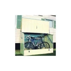 Abri à Vélos En Métal 1750L Anthracite 1,74m² + Kit D'ancrage TRIMETALS -Boutique De Jardin abri a velos en metal 1750l anthracite 174m trimetals 3