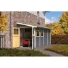 Abri Adossé En Bois Vitrifié Gris 4,85m² Wandlitz 3 - Karibu 1 Abri Adossé En Bois Vitrifié Gris 4,85m² Wandlitz 3 - Karibu -Boutique De Jardin abri adosse en bois vitrifie gris 485m wandlitz 3 karibu