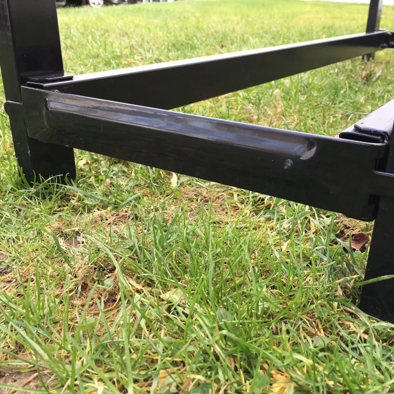 Abri Bûches En Acier Et Polyester 300D Capacité 1m³ Noir - ShelterLogic 8 Abri Bûches En Acier Et Polyester 300D Capacité 1m³ Noir - ShelterLogic – Image 6