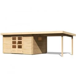 Abri De Jardin 11,49m² En Bois Massif 40mm Trittau 5 Avec Appentis 330cm – Karibu 10 Abri De Jardin 11,49m² En Bois Massif 40mm Trittau 5 Avec Appentis 330cm – Karibu -Boutique De Jardin abri de jardin 1149m en bois massif 40mm trittau 5 avec appentis 330cm woodfeeling 2