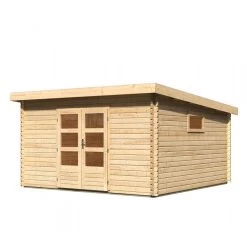 Abri De Jardin 14,97m² En Bois Massif 40mm Trittau 6 – Karibu -Boutique De Jardin abri de jardin 1497m en bois massif 40mm trittau 6 woodfeeling 3