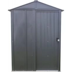 Abri De Jardin 1,5m² Toit Double Pente En Acier Galvanisé Anthracite Spacemaker -Boutique De Jardin abri de jardin 15m toit double pente en acier galvanise anthracite spacemaker 3