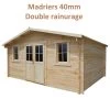 Abri De Jardin 16m² PLUS En Bois 40mm Brut Gardy Shelter 2 Abri De Jardin 16m² PLUS En Bois 40mm Brut Gardy Shelter -Boutique De Jardin abri de jardin 16m plus en bois 40mm brut gardy shelter