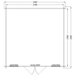 Abri De Jardin 16m² PLUS En Bois 40mm Traité Teinté Marron Gardy Shelter -Boutique De Jardin abri de jardin 16m plus en bois 40mm traite teinte marron gardy shelter 3