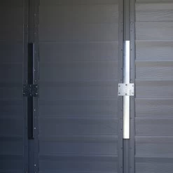 Abri De Jardin 2,35m² Monopente En Acier Galvanisé Anthracite Spacemaker -Boutique De Jardin abri de jardin 235m monopente en acier galvanise anthracite spacemaker 2