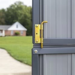 Abri De Jardin 2,35m² Monopente En Acier Galvanisé Anthracite Spacemaker -Boutique De Jardin abri de jardin 235m monopente en acier galvanise anthracite spacemaker 4