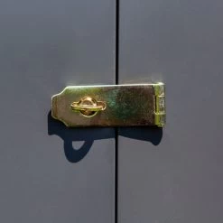 Abri De Jardin 2,4m² Adossé En Acier Galvanisé Anthracite Spacemaker -Boutique De Jardin abri de jardin 24m adosse en acier galvanise anthracite spacemaker 4