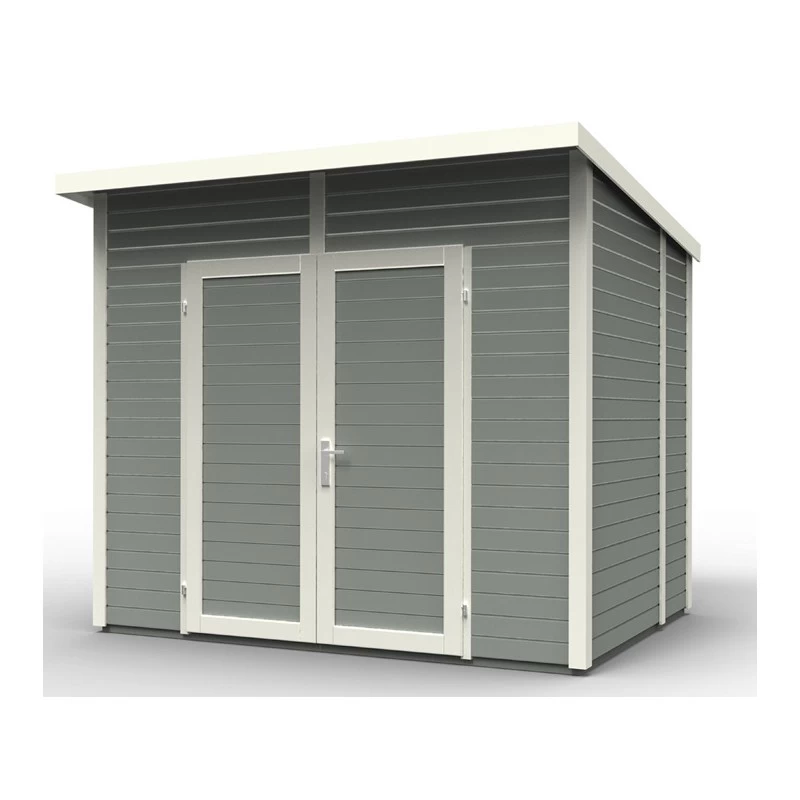 Abri De Jardin 4,31m² Skur 4 + Plancher Traité Peint Gris Baltic 3 Abri De Jardin 4,31m² Skur 4 + Plancher Traité Peint Gris Baltic