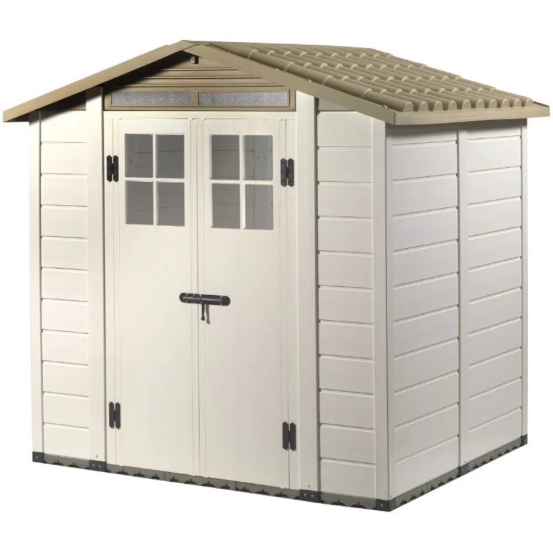 Abri De Jardin 6,03m² En PVC Avec Plancher Evo Tuscany 240 – Garofalo 5 Abri De Jardin 6,03m² En PVC Avec Plancher Evo Tuscany 240 – Garofalo – Image 3