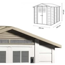 Abri De Jardin 6,03m² En PVC Avec Plancher Evo Tuscany 240 – Garofalo 13 Abri De Jardin 6,03m² En PVC Avec Plancher Evo Tuscany 240 – Garofalo -Boutique De Jardin abri de jardin 603m en pvc avec plancher evo tuscany 240 garofalo 5