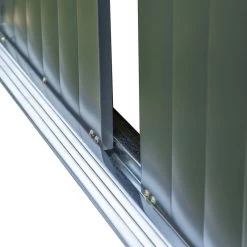 Abri De Jardin 7,57m² Toit Double Pente En Acier Galvanisé Anthracite Spacemaker -Boutique De Jardin abri de jardin 757m toit double pente en acier galvanise anthracite spacemaker 5