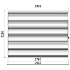Abri De Jardin Bari 8,69m² En Bois Traité Autoclave 19mm Avec Double Porte - SOLID -Boutique De Jardin abri de jardin bari 869m en bois traite autoclave 19mm avec double porte solid 2