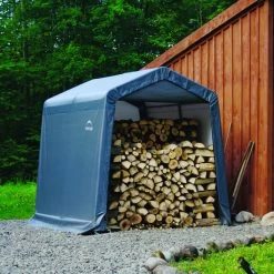 Abri De Jardin Démontable 5,76m² En Acier Et Polyéthylène Gris – Shelter Logic -Boutique De Jardin abri de jardin demontable 576m en acier et polyethylene gris shelter logic 4