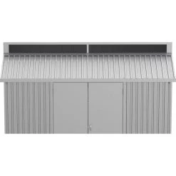 Abri De Jardin En Aluminium Gris Avec Puits De Lumière 5,33m² + Kit Fondation - DURAMAX -Boutique De Jardin abri de jardin en aluminium gris avec puits de lumiere 533m kit fondation duramax 2
