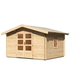 Abri De Jardin En Bois 10,60m² Avec Toit En Pente - Mühlheim 4 - Karibu -Boutique De Jardin abri de jardin en bois 1060m avec toit en pente muhlheim 4 karibu 2
