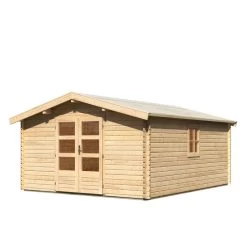 Abri De Jardin En Bois 18,46m² Avec Toit En Pente - Mühlheim 7 - Karibu -Boutique De Jardin abri de jardin en bois 1846m avec toit en pente muhlheim 7 karibu 2