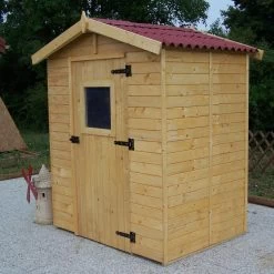 Abri De Jardin En Bois 2,56m² - Panneaux 16mm + Plancher -Boutique De Jardin abri de jardin en bois 256m panneaux 16mm plancher 2