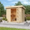 Abri De Jardin En Bois 4,62m² Freiburg 2 - Karibu -Boutique De Jardin abri de jardin en bois 462m freiburg 2 karibu