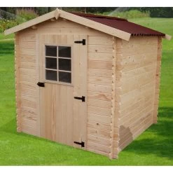 Abri De Jardin En Bois Brut 4,28m² Madriers 28mm - Habrita 7 Abri De Jardin En Bois Brut 4,28m² Madriers 28mm - Habrita -Boutique De Jardin abri de jardin en bois brut 428m madriers 28mm habrita 2