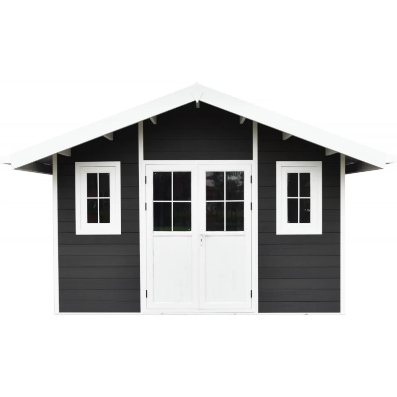 Abri De Jardin En Bois Composite 28mm Anthracite 10,71m² PREMIUM - Woodlife Garden 5 Abri De Jardin En Bois Composite 28mm Anthracite 10,71m² PREMIUM - Woodlife Garden – Image 3