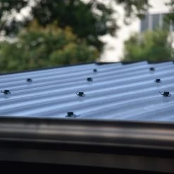 Abri De Jardin En Bois Composite 28mm Anthracite 14,90m² PREMIUM Toit Plat - Woodlife Garden -Boutique De Jardin abri de jardin en bois composite 28mm anthracite 1490m premium toit plat woodlife garden 5