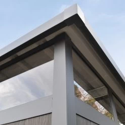 Abri De Jardin En Bois Composite 28mm Anthracite 5,28m² GORDON Skylight - Woodlife Garden -Boutique De Jardin abri de jardin en bois composite 28mm anthracite 528m gordon skylight woodlife garden 5