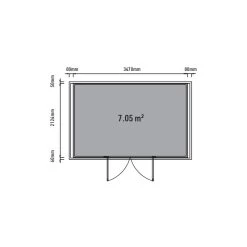 Abri De Jardin En Bois Composite 28mm Anthracite 8,09m² GORDON Skylight - Woodlife Garden -Boutique De Jardin abri de jardin en bois composite 28mm anthracite 809m gordon skylight woodlife garden 4