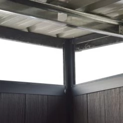 Abri De Jardin En Bois Composite 28mm Aspect Bois 6,69m² GORDON Skylight - Woodlife Garden -Boutique De Jardin abri de jardin en bois composite 28mm aspect bois 669m gordon skylight woodlife garden 5