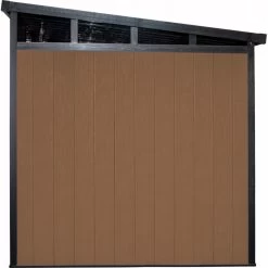 Abri De Jardin En Bois Composite 28mm Aspect Bois 8,09m² GORDON Skylight - Woodlife Garden -Boutique De Jardin abri de jardin en bois composite 28mm aspect bois 809m gordon skylight woodlife garden 4