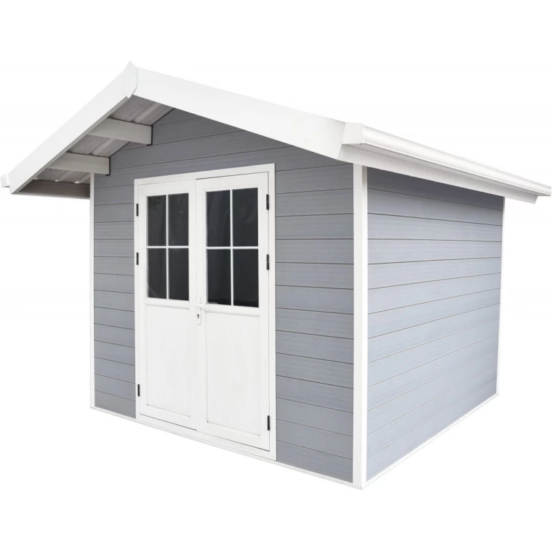 Abri De Jardin En Bois Composite 28mm Gris Clair 7,78m² PREMIUM - Woodlife Garden 3 Abri De Jardin En Bois Composite 28mm Gris Clair 7,78m² PREMIUM - Woodlife Garden