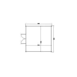 Abri De Jardin En Bois Composite 28mm Gris Foncé 14,44m² Double Porte Alu Et Double Vitrage - WoodLife Garden -Boutique De Jardin abri de jardin en bois composite 28mm gris fonce 1444m double porte alu et double vitrage woodlife 4