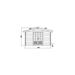 Abri De Jardin En Bois Composite 28mm Gris Foncé 14,44m² Double Porte Alu Et Double Vitrage - WoodLife Garden -Boutique De Jardin abri de jardin en bois composite 28mm gris fonce 1444m double porte alu et double vitrage woodlife 5