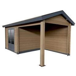 Abri De Jardin En Bois Composite Bois Vieilli 9m² + 9m² Terrasse - Woodlife Garden 10 Abri De Jardin En Bois Composite Bois Vieilli 9m² + 9m² Terrasse - Woodlife Garden -Boutique De Jardin abri de jardin en bois composite bois vieilli 9m 9m terrasse woodlife 2