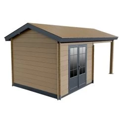 Abri De Jardin En Bois Composite Bois Vieilli 9m² + 9m² Terrasse - Woodlife Garden 11 Abri De Jardin En Bois Composite Bois Vieilli 9m² + 9m² Terrasse - Woodlife Garden -Boutique De Jardin abri de jardin en bois composite bois vieilli 9m 9m terrasse woodlife 3