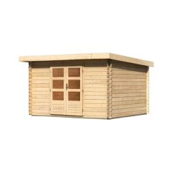 Abri De Jardin En Bois Massif 10,60m² Bastrup 7 – Karibu -Boutique De Jardin abri de jardin en bois massif 1060m bastrup 7 woodfeeling 3