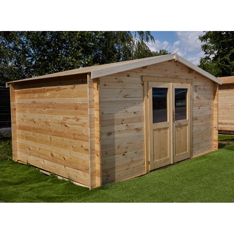 Abri De Jardin En Bois Massif 12m² PRIMO - Madriers 28mm Gardy Shelter 4 Abri De Jardin En Bois Massif 12m² PRIMO - Madriers 28mm Gardy Shelter – Image 2