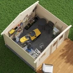 Abri De Jardin En Bois Massif 13,9m² TANA – Madriers 28mm – Forest Style -Boutique De Jardin abri de jardin en bois massif 139m tana madriers 28mm forest style 3