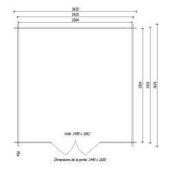 Abri De Jardin En Bois Massif 13m² PRIMO - Madriers 28mm Gardy Shelter 10 Abri De Jardin En Bois Massif 13m² PRIMO - Madriers 28mm Gardy Shelter -Boutique De Jardin abri de jardin en bois massif 13m primo madriers 28mm gardy shelter 2