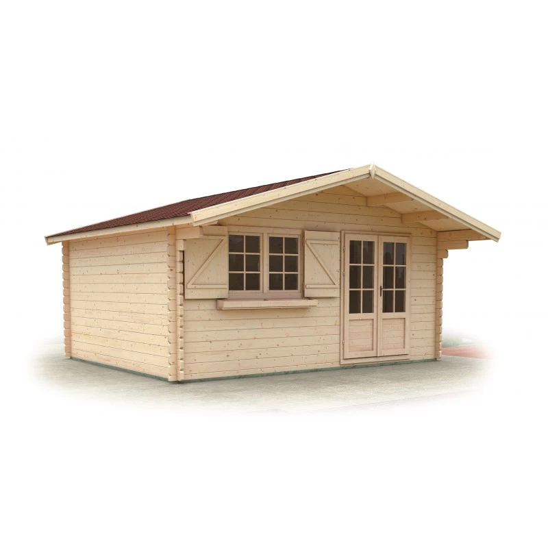 Abri De Jardin En Bois Massif 44mm - 19,82m² Lilac – Forest Style 5 Abri De Jardin En Bois Massif 44mm - 19,82m² Lilac – Forest Style – Image 3