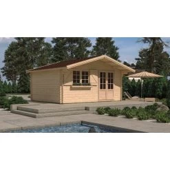 Abri De Jardin En Bois Massif 44mm - 19,82m² Lilac – Forest Style 11 Abri De Jardin En Bois Massif 44mm - 19,82m² Lilac – Forest Style -Boutique De Jardin abri de jardin en bois massif 1982m lilac forest style 4