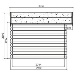 Abri De Jardin En Bois Massif 28mm Sologne Porte Simple 8,88m² - SOLID 7 Abri De Jardin En Bois Massif 28mm Sologne Porte Simple 8,88m² - SOLID -Boutique De Jardin abri de jardin en bois massif 28mm sologne porte simple 888m solid 2