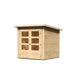 Abri De Jardin En Bois Massif 3,46m² Stockach 2 – Karibu -Boutique De Jardin abri de jardin en bois massif 346m stockach 2 woodfeeling 2
