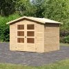 Abri De Jardin En Bois Massif 4,57m² Amberg 3 – Karibu -Boutique De Jardin abri de jardin en bois massif 457m amberg 3 woodfeeling