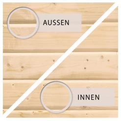 Abri De Jardin En Bois Massif 6,55m² Askola 4 – Karibu -Boutique De Jardin abri de jardin en bois massif 655m askola 4 woodfeeling 3