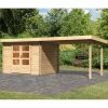 Abri De Jardin En Bois Massif 7,04m² Bastrup 3 Avec Appentis 300cm – Karibu 2 Abri De Jardin En Bois Massif 7,04m² Bastrup 3 Avec Appentis 300cm – Karibu -Boutique De Jardin abri de jardin en bois massif 704m bastrup 3 avec appentis 300cm woodfeeling