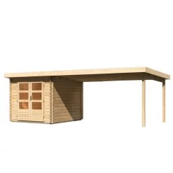 Abri De Jardin En Bois Massif 7,04m² Bastrup 4 Avec Appentis 400cm – Karibu 10 Abri De Jardin En Bois Massif 7,04m² Bastrup 4 Avec Appentis 400cm – Karibu -Boutique De Jardin abri de jardin en bois massif 704m bastrup 4 avec appentis 400cm woodfeeling 2