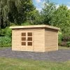 Abri De Jardin En Bois Massif 8,88m² Kandern 7 – Karibu -Boutique De Jardin abri de jardin en bois massif 888m kandern 7 woodfeeling